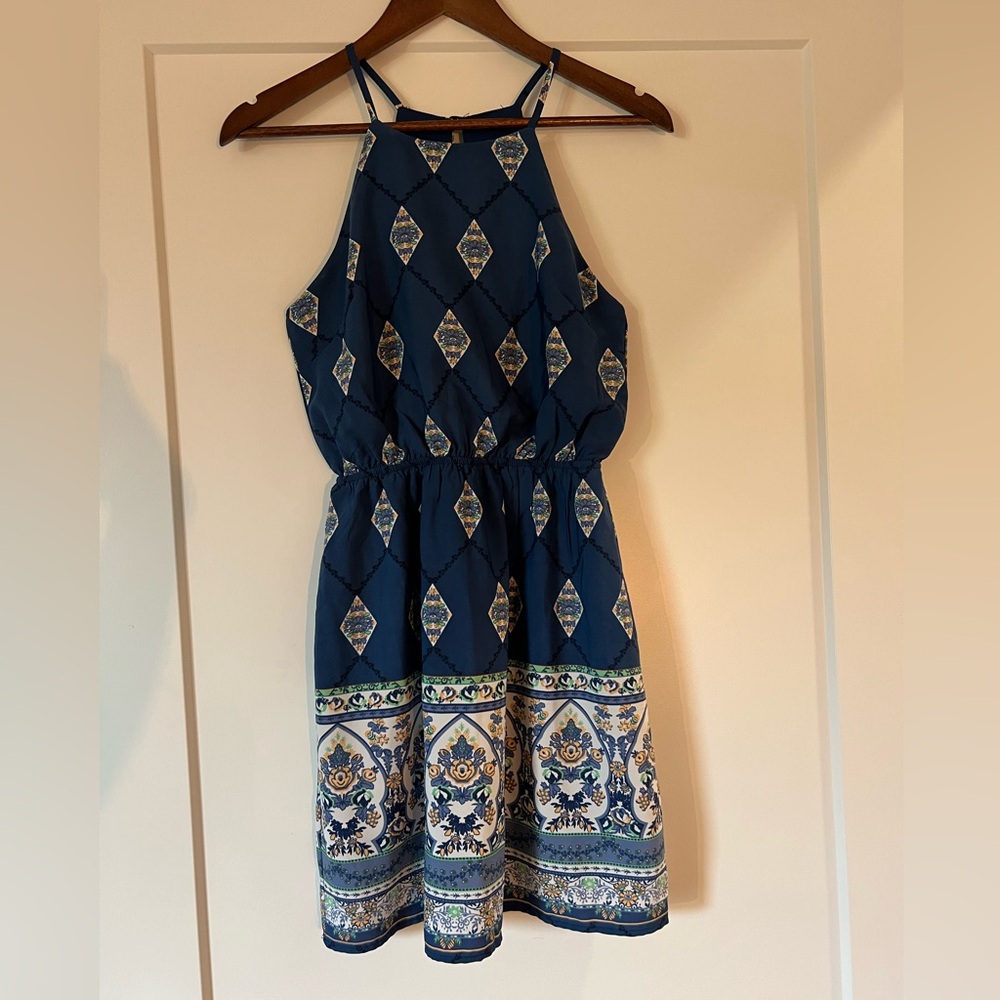 💙Printed Dress (Size Small)
